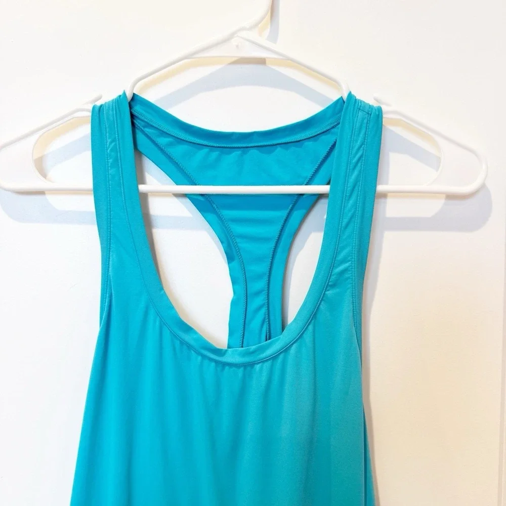 Alo Yoga Womens Racerback Tank Top Size Small Blue Athletic Gym Workout Yoga